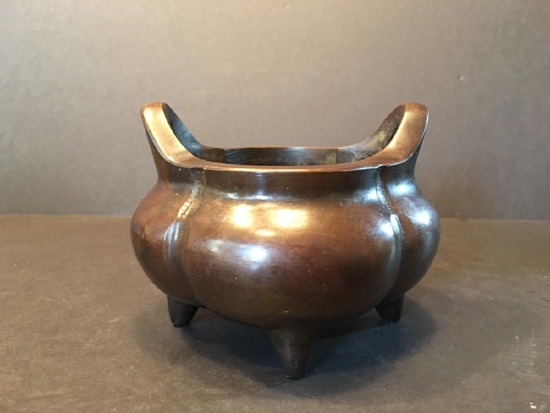 ANTIQUE Chinese Bronze "MING" Censer, marked (1 of 7)