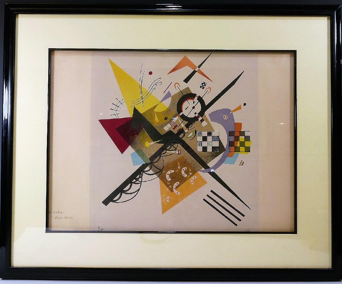 WASSILY KANDINSKY (RUSSIAN, 1866 - 1944)  "FOND BLANC" (1 of 8)