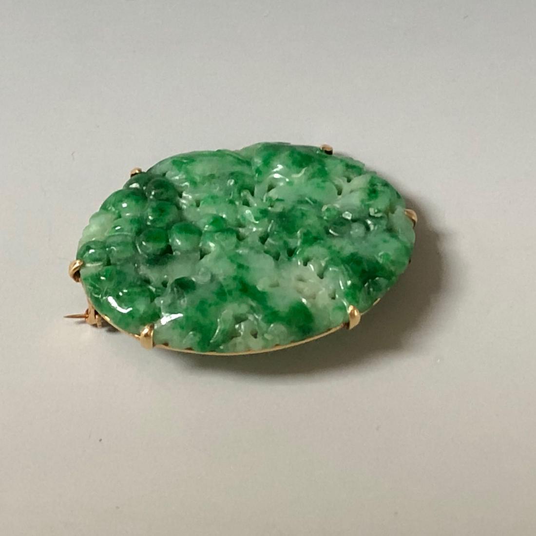 OLD CHINESE JADEITE PIN (1 of 4)