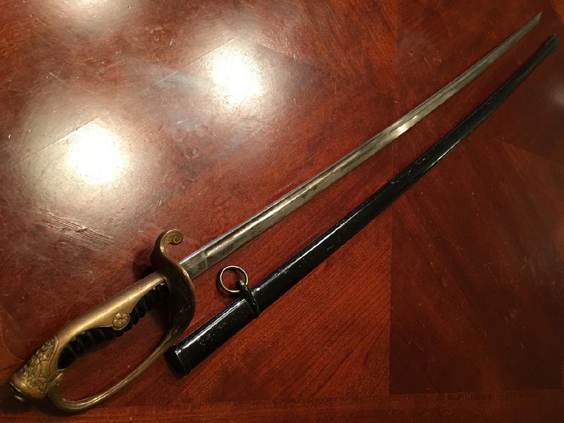 OLD Japanese Sword with Scabbard, ca 1920 (1 of 10)