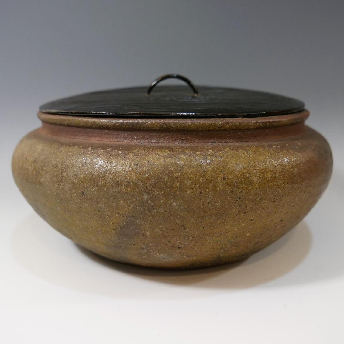 JAPANESE ANTIQUE POTTERY WATER POT (1 of 7)