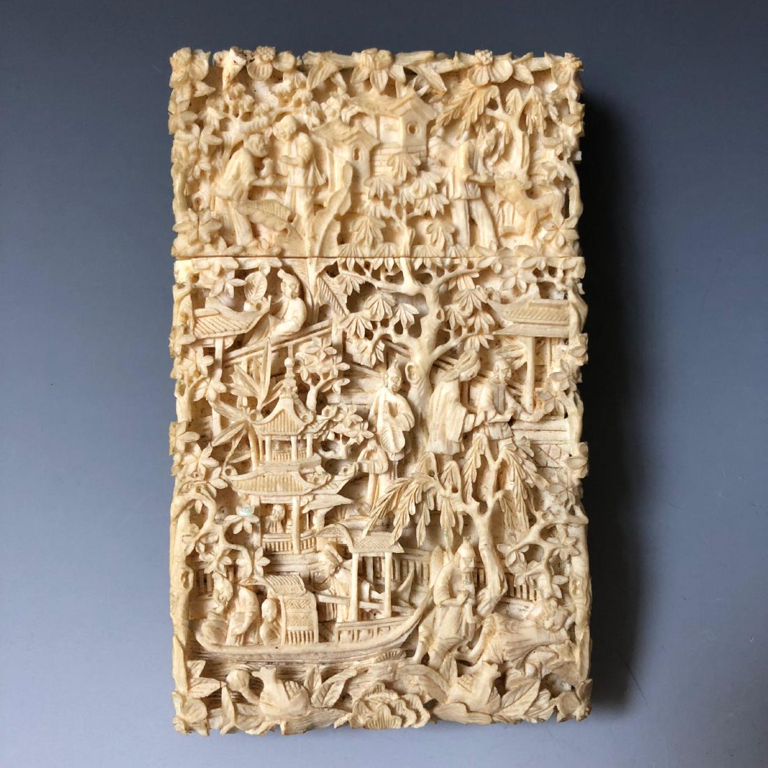 FINE ANTIQUE CARVING. (1 of 8)