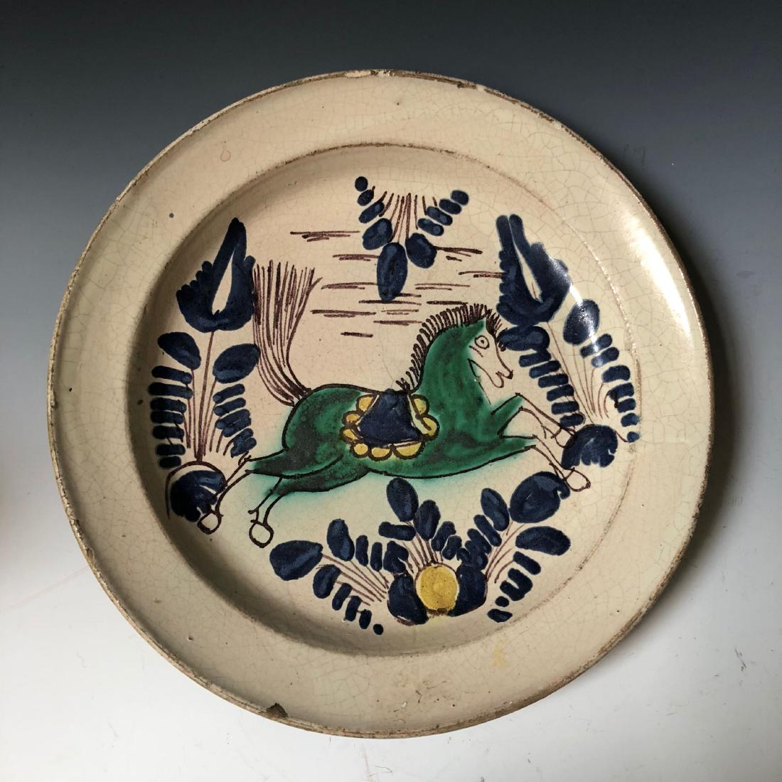 DENMARK ANTIQUE PLATE: NO RESERVE ON THIS LOT! DENMARK ANTIQUE PLATE.W:8 3/4”