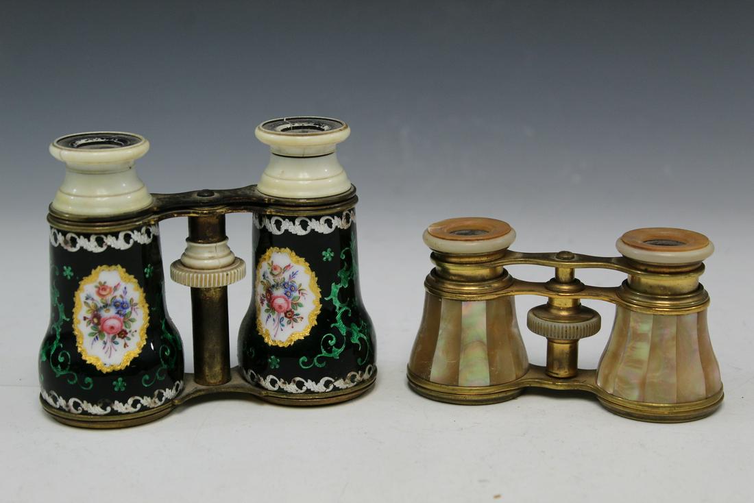 Two antique opera glasses. (1 of 7)