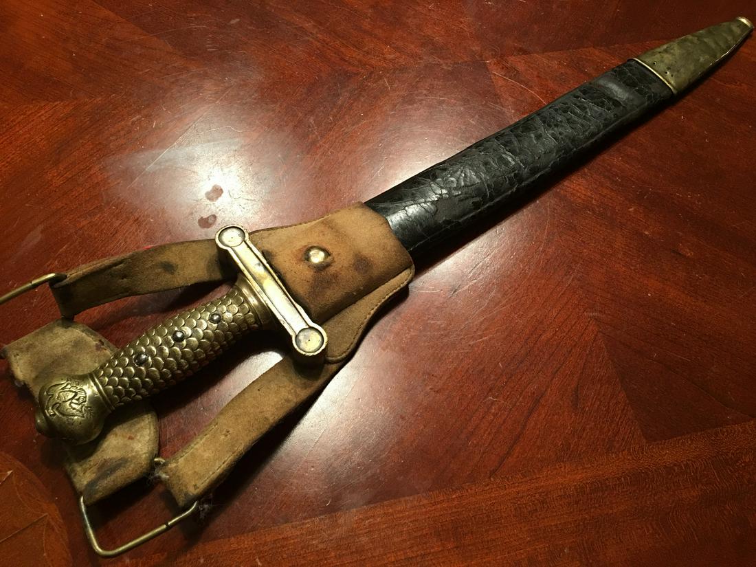 ANTIQUE M1832 Military Artillery Foot Sword, dated 1832 (1 of 7)
