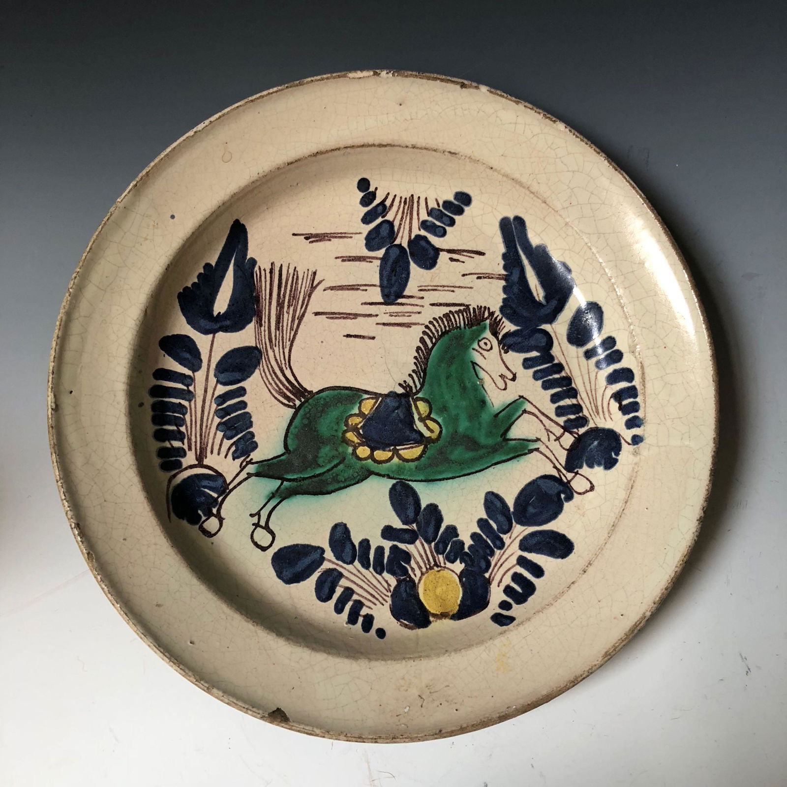 DENMARK ANTIQUE PLATE: DENMARK ANTIQUE PLATE.W:8 3/4”