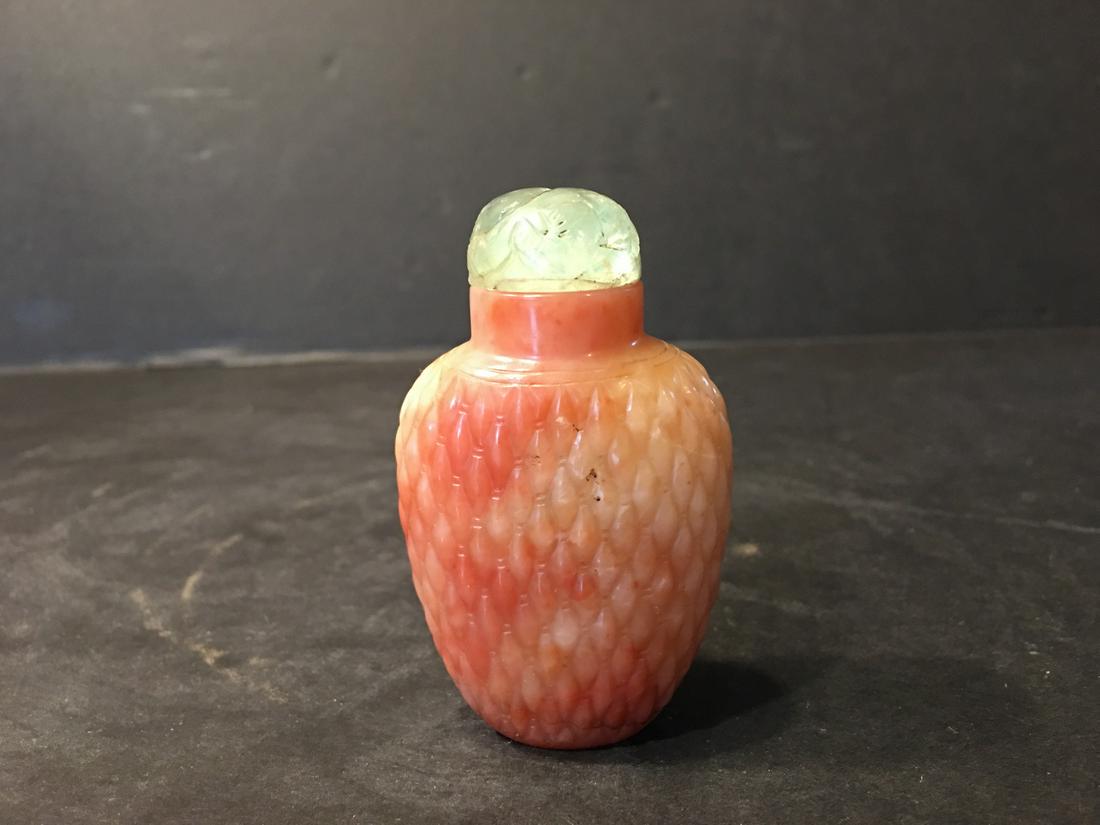 OLD Chinese jade snuff bottle, 2 3/4" HIGH, 18TH (1 of 9)