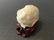 Old Chinese celadon white jade carvings of double - 9