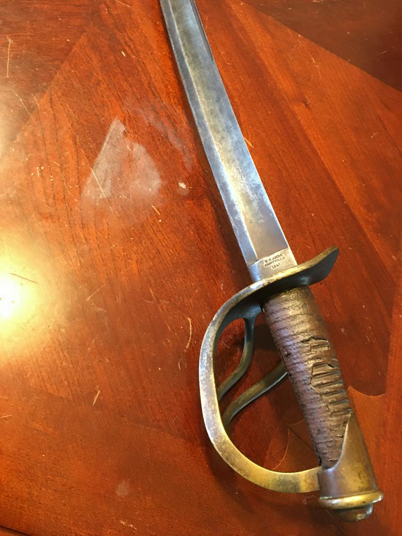 OLD N. P. AMES Pre Civil War Sword Cavalry Sabre, dated (1 of 10)