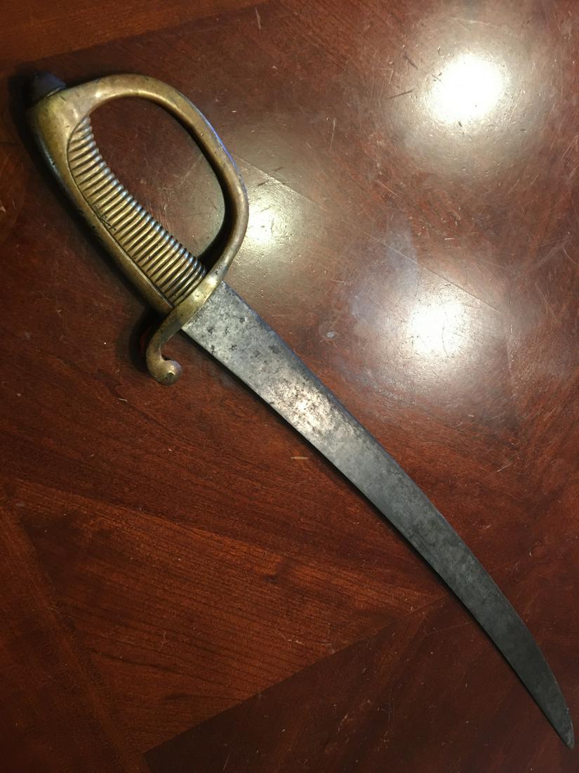 OLD French Infantry Sword with brass grip and D Guard, (1 of 10)