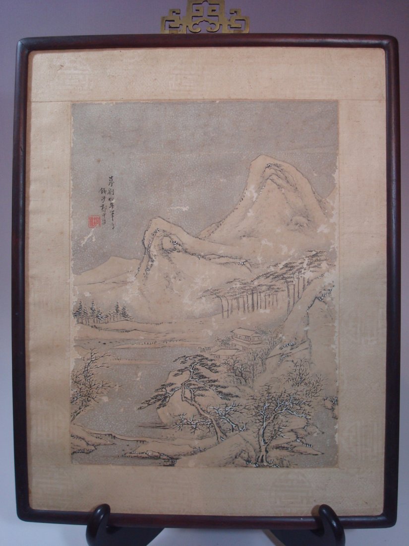 Old Chinese Painting, artist signed, early 20th C: Old Chinese Paintings, 20” x 15”, artist signed