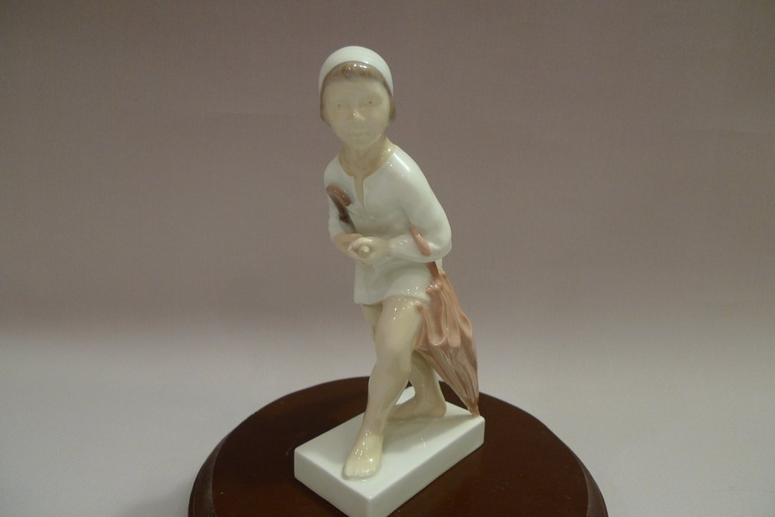 A DANISH BING & GRONDAHL B&G PORCELAIN FIGURINE: A Bing & Grondahl B&G porcelain figurine – Paula. From Denmark. 2055 H 7” Provenance – From a Potomac, MD estate