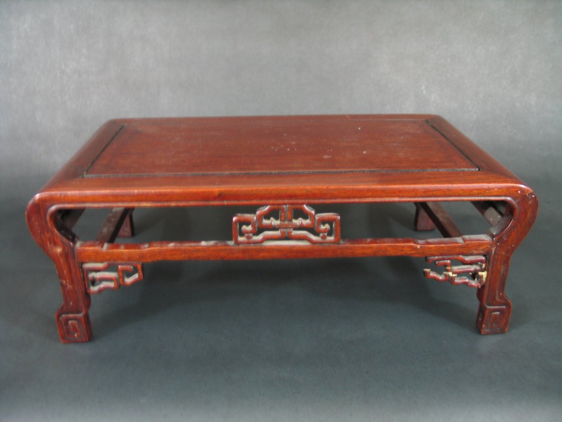 Chinese Ming style rosewood cocktail table: Chinese Ming style rosewood cocktail table. Size: 17" X 10" X 6".