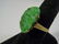 ANTIQUE CHINESE 14K GOLD NATURAL GREEN JADEITE RING - 3