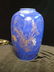 Antique Chinese Monochrome Blue Porcelain Jar with Gilt - 2