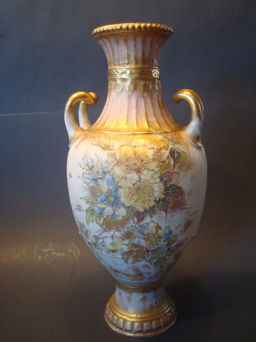 Antique Amphora Teplitz Vase, 1892-1905. 13 1/2" high: Antique Amphora Teplitz Vase, 1892-1905. 13 1/2" high