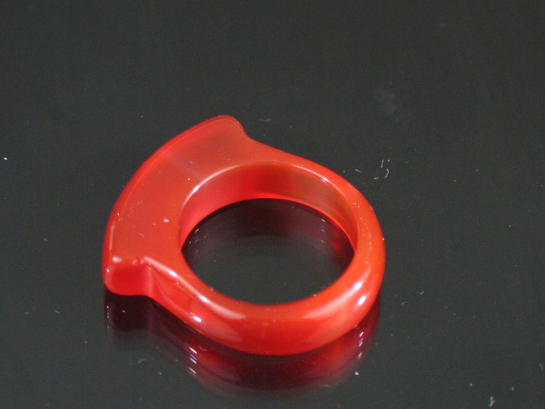 Red Agate Ring (1 of 2)