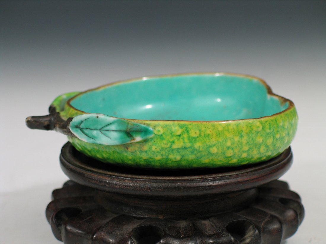 Chinese Orange Shape Famille Rose Porcelain Dish, 19th (1 of 4)