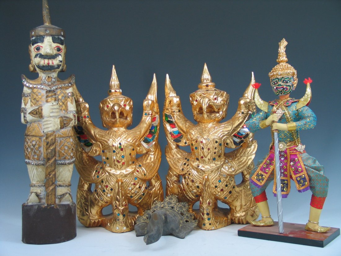 Group of Asian Decorative Items. (1 of 5)
