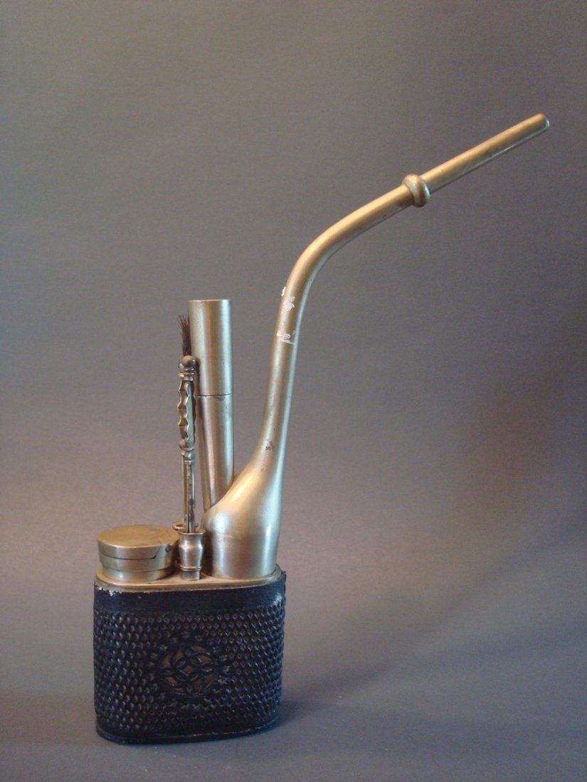 ANTIQUE Chinese Opium pipe, 19th C (1 of 6)