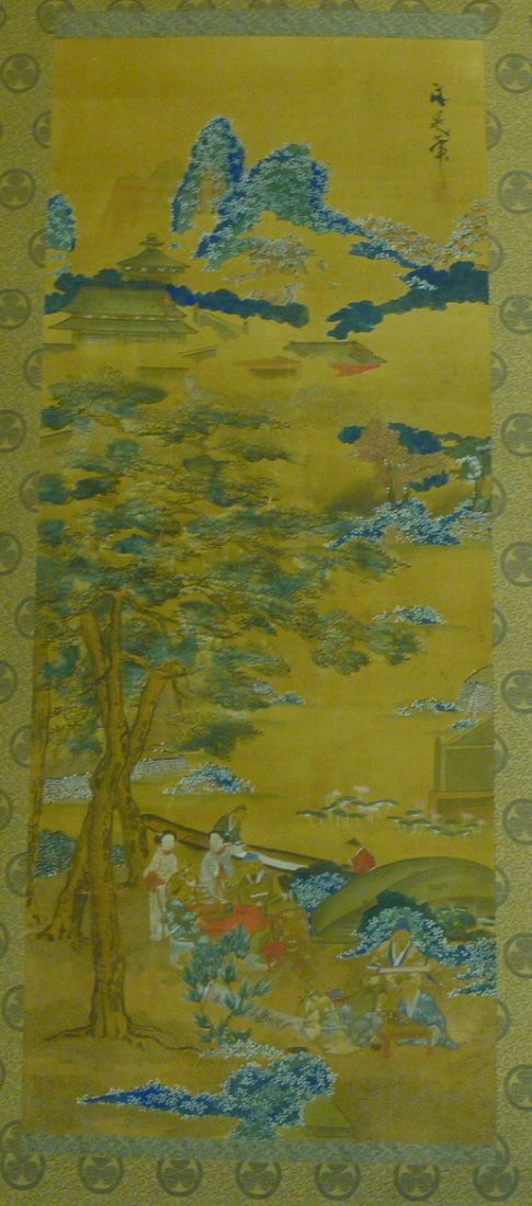 SUPERB JAPANESE SCROLL PAINTING - 19TH CENTURY (1 of 9)