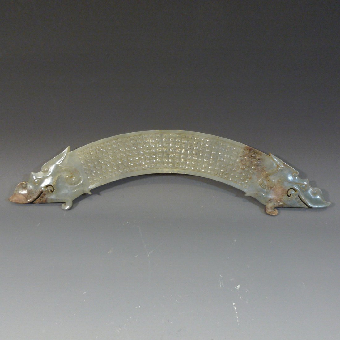 LARGE ANTIQUE CHINESE JADE HUANG - SONG TO MING DYNASTY (1 of 9)