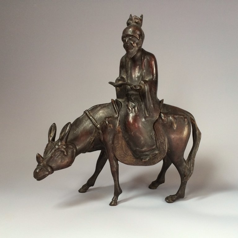 ANTIQUE LARGE JAPANESE BRONZE FIGURES. MEIJI PERIOD (1 of 6)
