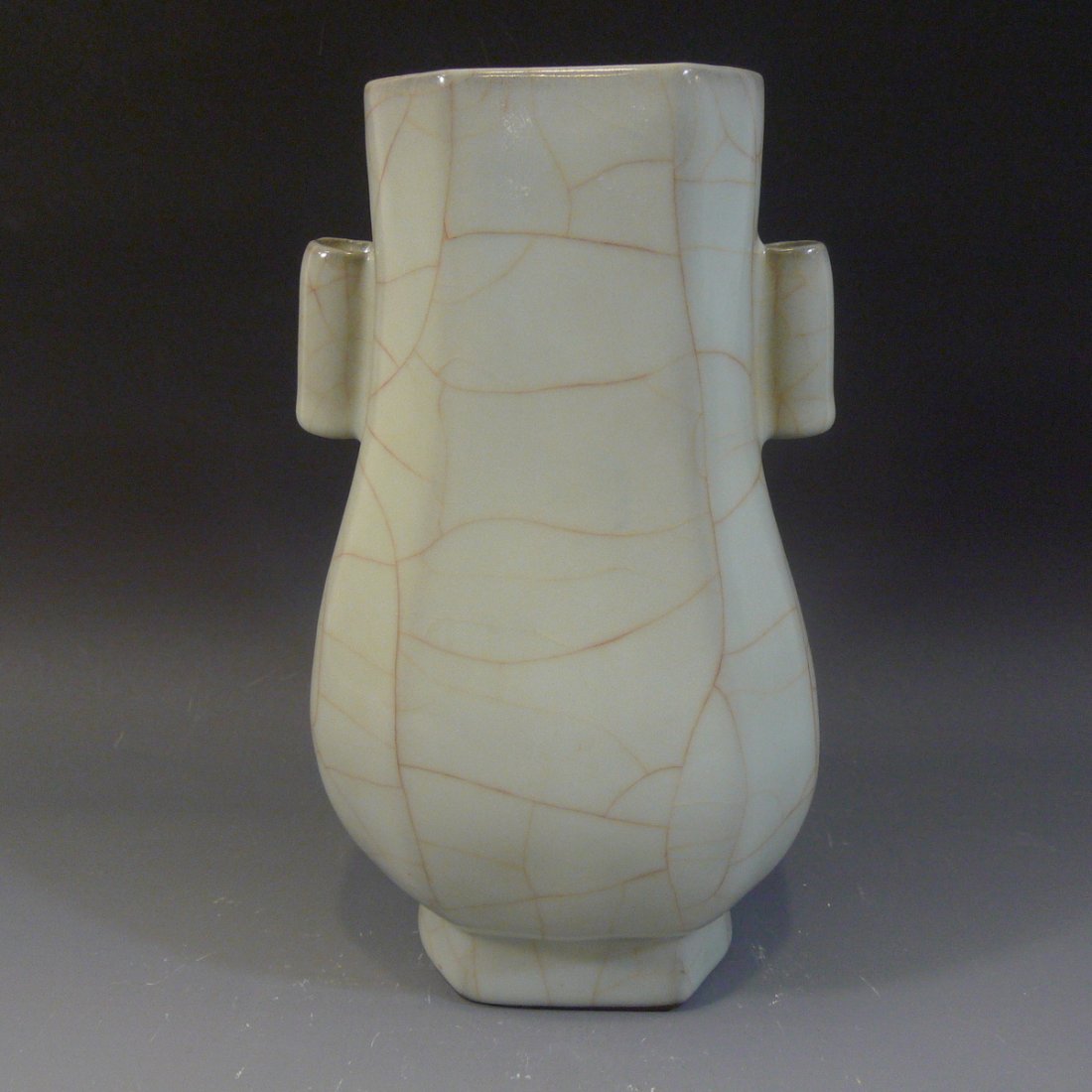 ANTIQUE CHINESE GUAN TYPE PORCELAIN VASE YONGZHENG (1 of 8)