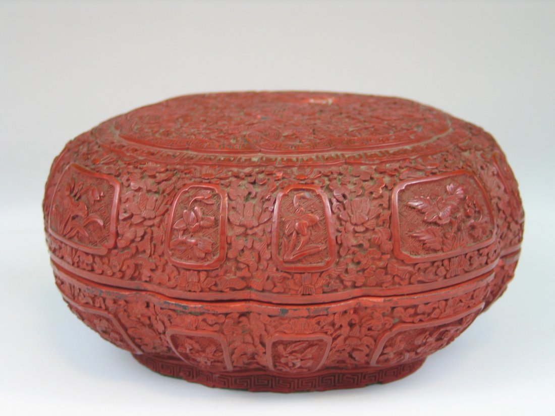 Chinese Lacquer Box, 19th Century. (1 of 5)