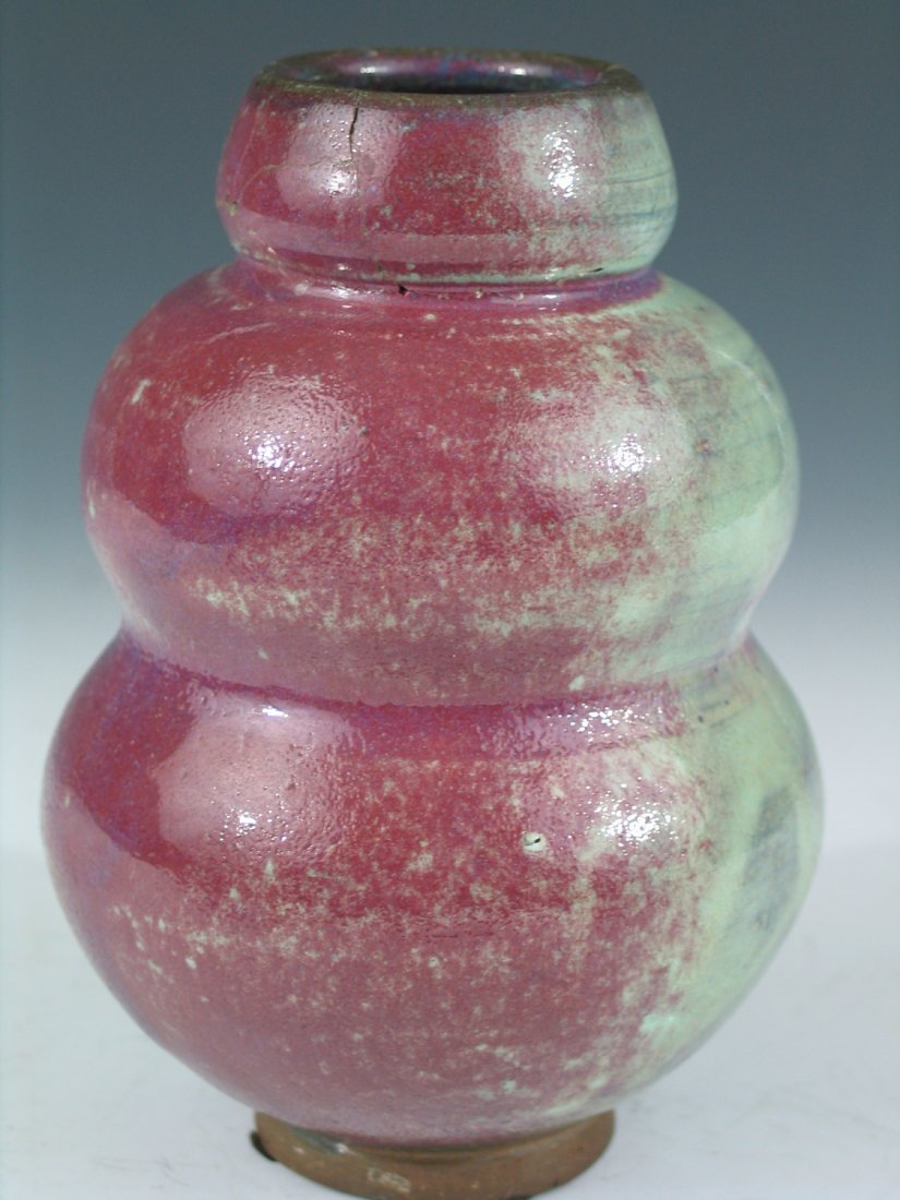 Chinese Jun Ware Porcelain Vase, 19th Century. (1 of 4)