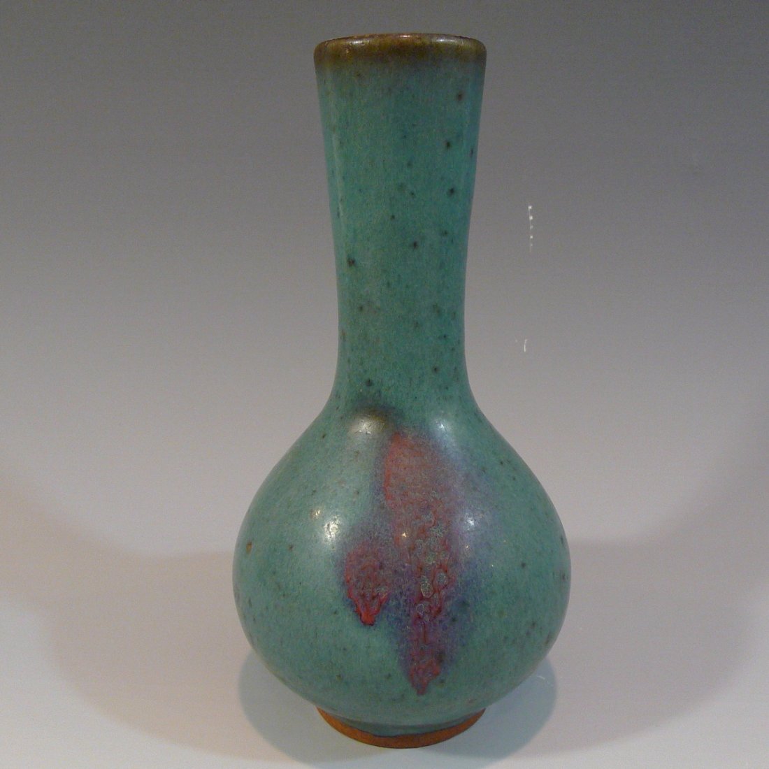 ANTIQUE CHINESE JUN WARE PORCELAIN VASE (1 of 8)