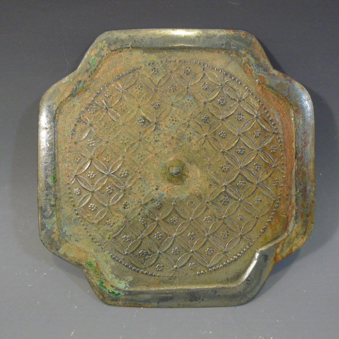 ANTIQUE CHINESE BRONZE MIRROR - SONG DYNASTY (1 of 8)
