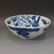 ANTIQUE CHINESE BLUE WHITE DRAGON BOWL 18TH C UNUSUAL - 2