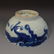 ANTIQUE CHINESE BLUE WHITE DRAGON BOWL 18TH C UNUSUAL - 5