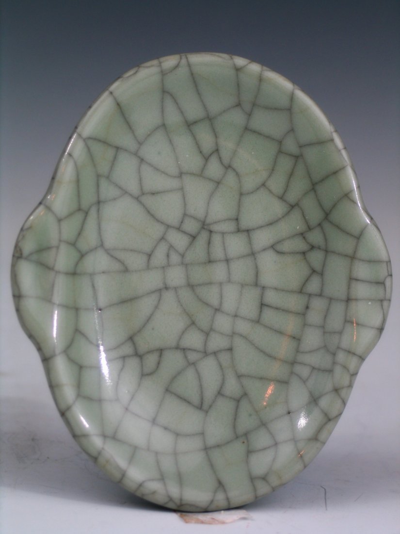 Chinese Ge Ware Porcelain Brush Washer, Qianlong Mark (1 of 5)