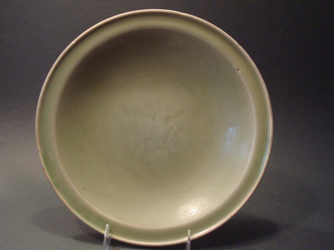 ANTIQUE Large Chinese Longquan Charger plate, 18th C or (1 of 8)