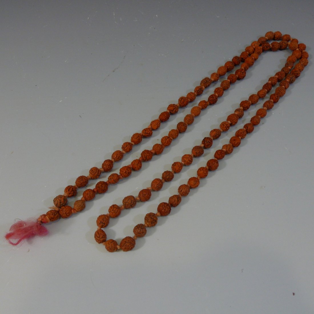 ANTIQUE CHINESE CARVED BODDHI SEADS PRAYER BEADS (1 of 6)