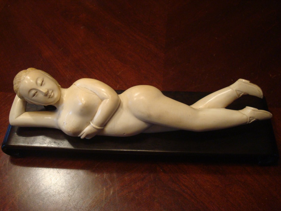 ANTIQUE Large Chinese Medicine Doll, 13" long (1 of 10)