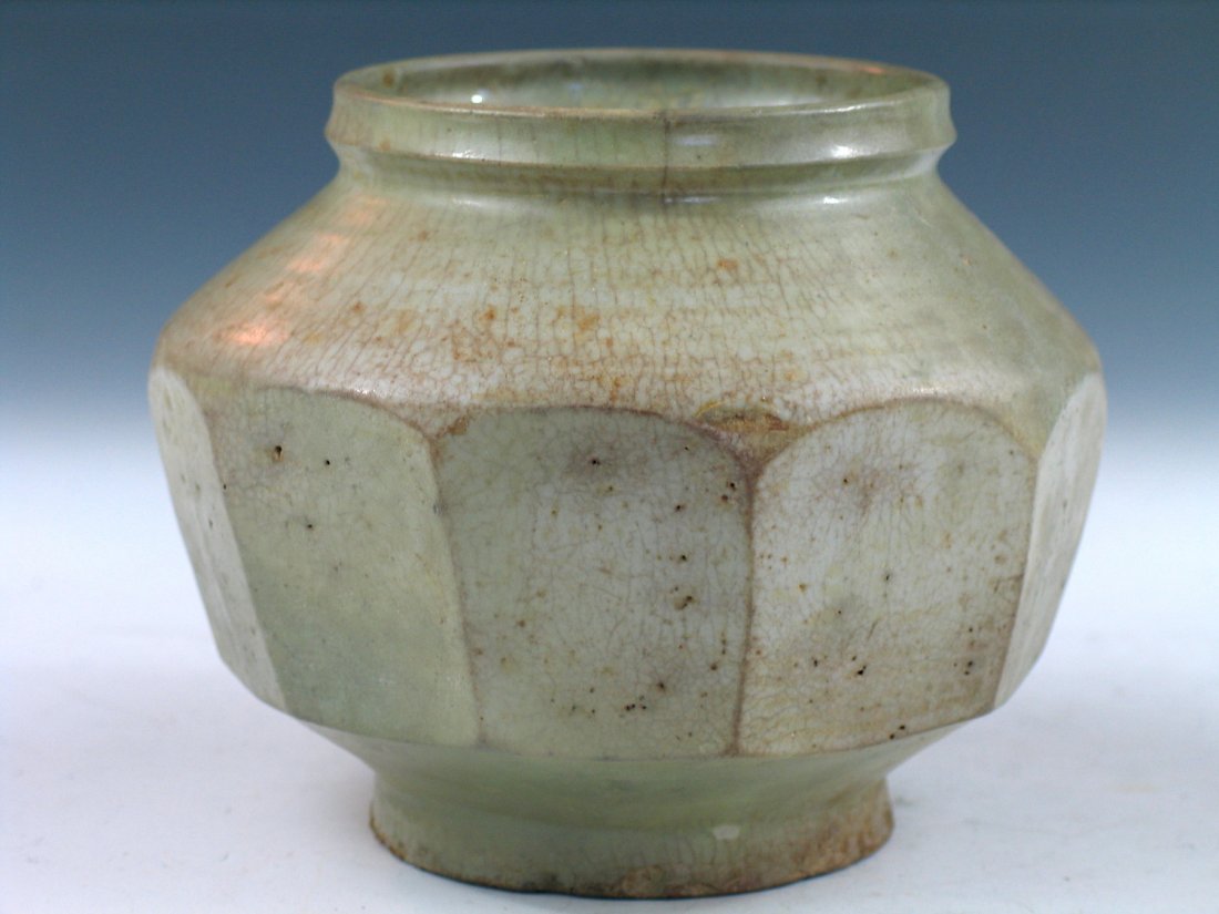 Antique Chinese Celadon Porcelain Jar, Song/Yuan (1 of 6)