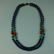 MAGNIFICENT CORAL TURQUOISE & LAPIS LAZULI BEADS - 5
