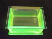 1209: Vaseline Glass Rare Jewelry Box