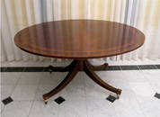 321: Baker Banded Mahogany Dining Table