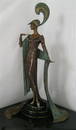 219: DIRECTOIRE Bronze Sculpture by Erte