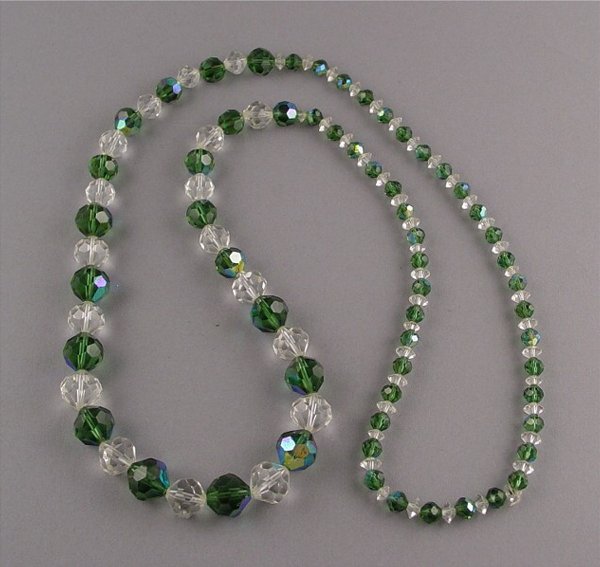Glass Crystal Bead Necklace