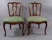 1148: 8 Country French Chairs Cherry wood