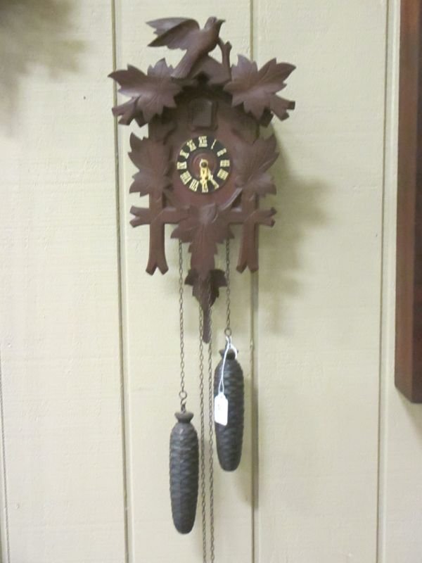 German Cuckcoo Clock: German Cuckcoo Clock, Appears to be complete , Marked Germany, 15" x 10", As Is