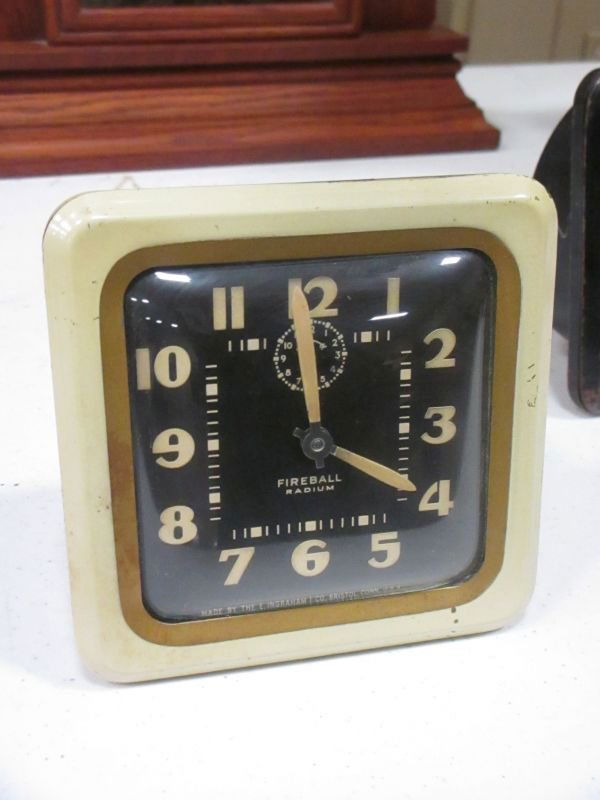 Ingraham Fireball Radium Alarm Clock