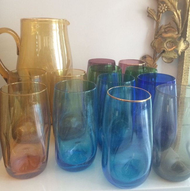 Carlo Moretti, 12 glasses and pitcher (1 of 8)