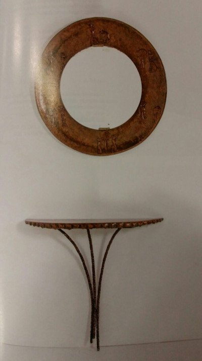 Angelo Bragalini, console and mirror (1 of 1)