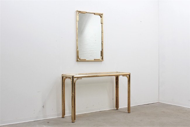 Italian Manufacture, console and mirror (1 of 5)